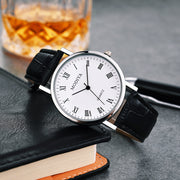 Men's Fashion Simple Belt Quartz Watch