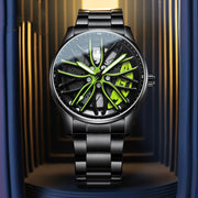 Men's Wheel Rotating Fashion Waterproof Quartz Watch