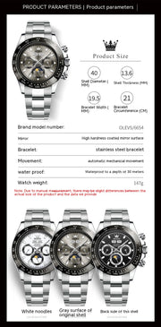 Mechanical Automatic Multifunctional Men's Watch