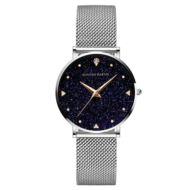Women's Waterproof Starry Simple Quartz Watch