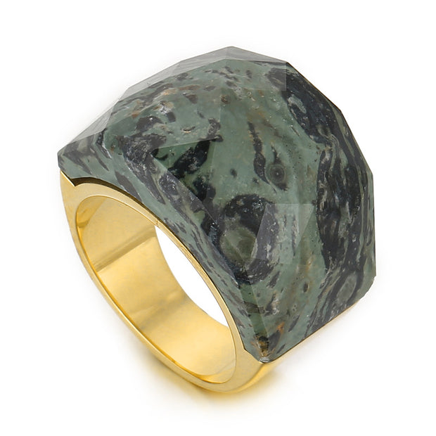 Women's Fashion Natural Stone Ring