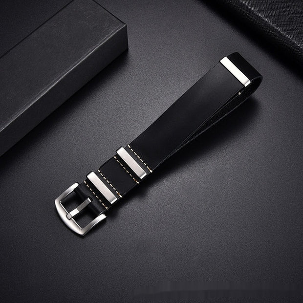 Retro Top Layer Cow Leather Watch Strap