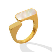 Vintage Fashion White Seashell Ring