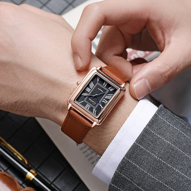 Men's Fashion Minimalist Belt Watch