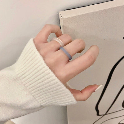 Cute Girl Heart Index Finger Ring