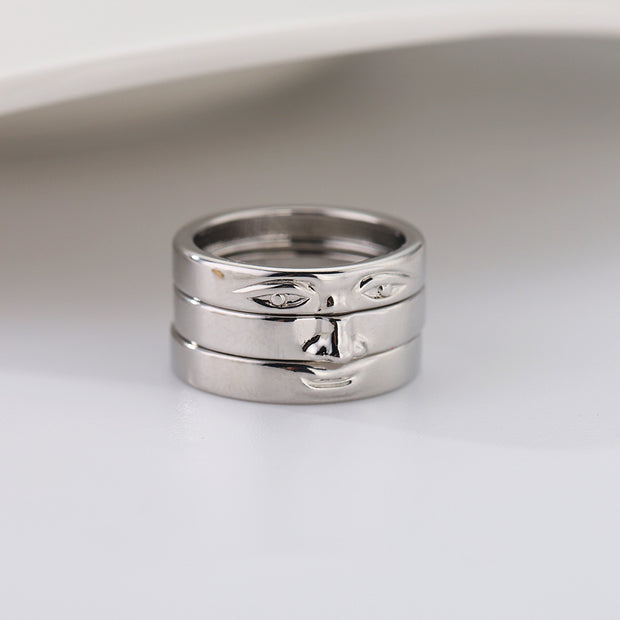 New Niche Design Touching Face Ring