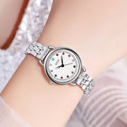 Niche Women's Good-looking Steel Belt Small Light Luxury Ins Birthstone Waterproof Fashion Quartz Watch