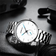 New Steel Band Multi-color Men's Watch