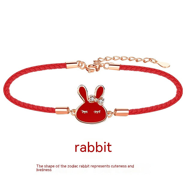 Zodiac Red Rope Bracelet For Women