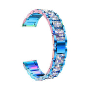 Three Beads Diamond Strap For Active 2 Watch4GT2 Metal Steel Belt