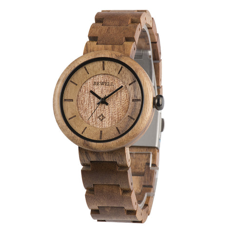 Bamboo wood watch watch ladies watch quartz movement watch