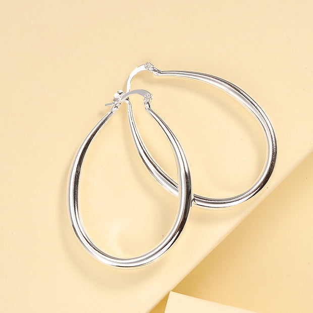 Geometric oval earrings earrings earrings
