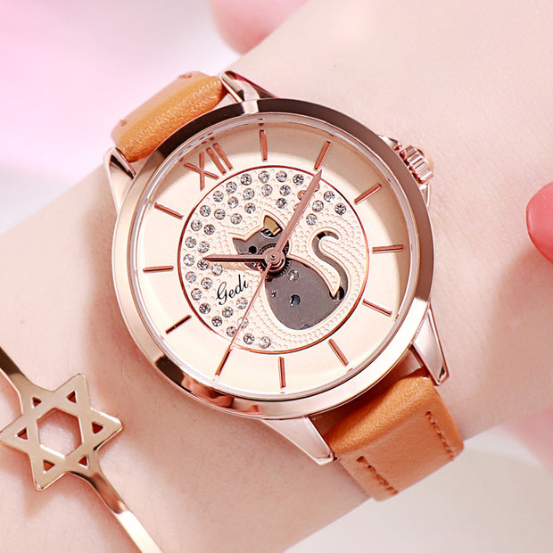 Girls' quartz wristwatch