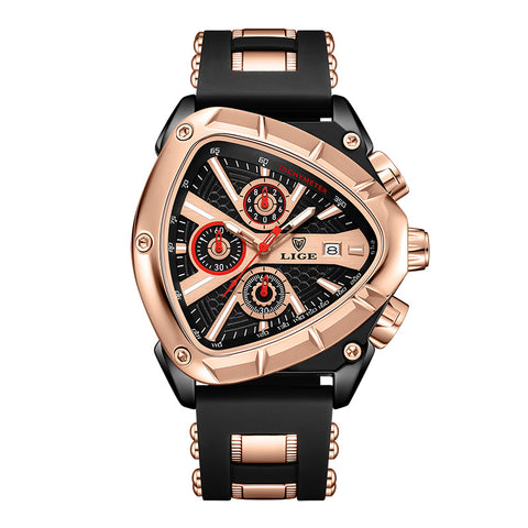 Polygon Men's Multi-waterproof Luminous Calendar Watch